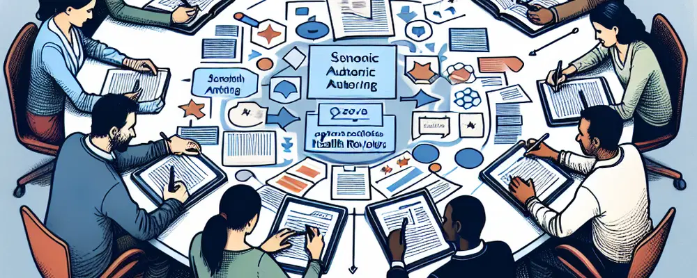 Understanding Semantic Authoring in Health Reviews